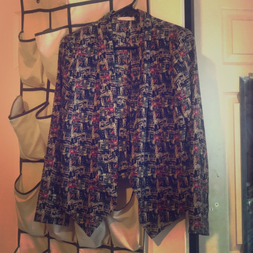 Lush patterned fashion blazer